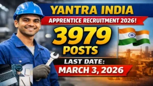 Yantra India Apprentice Recruitment 2026