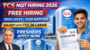 TCS NQT Hiring 2026 for Freshers